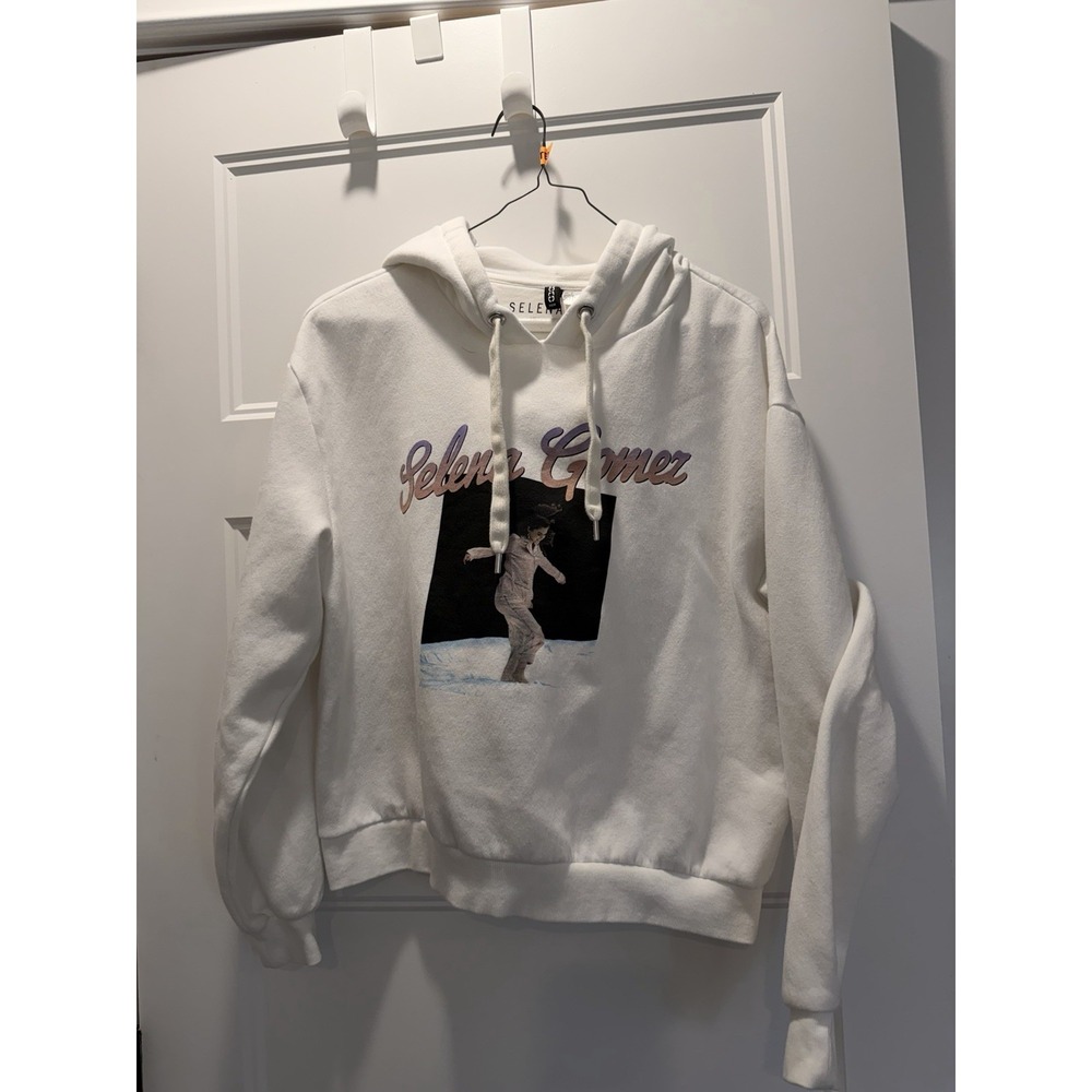 Selena Gomez Hoodie Sweatshirt Ladies Small Or Youth Large Pullover H&M Divided
